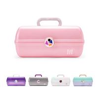 Caboodles Twilight Disco - On-The-go Girl Costmetic Organizer Make-up & Accessory Carry Case, Pink Sparkle