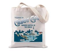 Cabot Cove Movie Gift Murder TV Show Inspired Gift Jessica Fans Gift Crime Show Lover Gift Tote Bag (Cabot Cove UK)