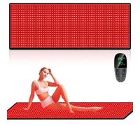 cabpay Red Light Therapy Mat,Red Light Therapy for Body Pain Relief 1280 PCS LEDs 71'' x 31'' Red Light Therapy Pad with Red Light and Infrared LED Beads Large Mat for Full Body Skin Health