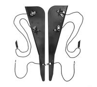 Cabriolet Roof Support C-Pillar Repair Kit for BMW E46 3 Series Convertible Soft Top, Metal Black Replacement Parts Compatible with OEM 54317135351