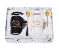 Cabtnca Aunt and Uncle Gift, Best Aunt Uncle Ever Mug, Birthday Christmas Mothers Day Father Day Gifts for Aunties & Uncles from Niece Nephew, 14Oz