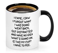 Cabtnca Funny Mug for Elderly Women Men - Senior Citizen Gift for Christmas Birthday - Old People Present, 11 Oz