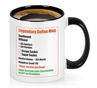 Cabtnca Gamer Gifts, Legendary Coffee Mug, World of Warcraft Merchandise, Christmas Birthday Gift for Nerd Gamer, Gaming Mug, 11 Oz