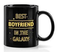 Cabtnca Gifts for Boyfriend, Best Boyfriend In The Galaxy Mug, Valentines Day Gifts for Him, Valentines Cups, Valentines Day Cups, Birthday Gifts for Boyfriend from Girlfriend, 11Oz