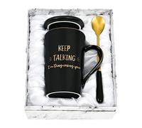 Cabtnca Keep Talking I'm Diagnosing You Mug, Therapist & Psychologist Gifts, Mental Health Gift Mug, 14 Oz Black
