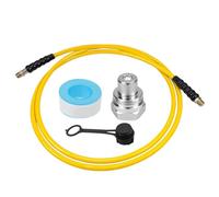 CaBYbigG 6' 10000Psi High Pressure LX Hydraulics Hose CH-604 Coupler 3/8" NPT Thread Hydraulic Hydraulic Hose Assembly 1/4" ID x 6 ft (YELLOW, 6' 10000 PSI 3/8")