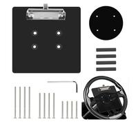 CaBYbigG Universal Steering Wheel Golf Score Card Holder for Golf Cart EZGO Club CAR Yamaha, with Pen Holder on Steering Black