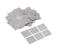 CaCaCook 144 Pcs Set BGA Rework Stencils, Stainless Steel Templates for Laptop, Desktop, Motherboard, Graphics Card, Heat with Clear Marking, Premium Material for Various