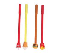CaCaCook 60Pcs Cartoon Gel Ink Pen,French Fries Hamburger Ice Cream Cute, 0.5mm Pens