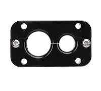CaCaCook Firewall Pass Through Plate 01232023, Aluminum Alloy Bracket Two Piece Design Protector for Holley Terminator X Max, Made of Arc Shaped Holes Wire Harnesses Minimizing Damage