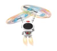 CaCaCook Flying Spaceman Kids Toy,Sensor Astronaut Flying Toy,Fun Innovative Infrared Induction Flyings Spaceman Drone Toys with LED Lighting for Boys Girls 6-10 Years (White)