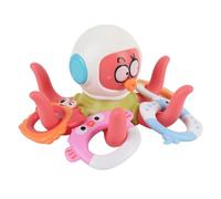 CaCaCook Octopus Bath Toy, Interactive Ring Toy for Boys Girls, Encourages Creativity, Bonding Moments, Captures Baby's Attention, Offers Endless Fun Anywhere, Made From Robust Material