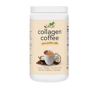 CAcafe Collagen Coffee, Coconut Infused Colombian Coffee with Anti-Aging Collagen, Creamy Drink Mix, Make Iced or Hot, Packed with Antioxidants, Natural Energy and Stress Relief (19.05oz)