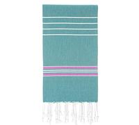 Cacala Paradise Series Turkish Bath Towels, Aqua/Purple, 1011101368893710,95 x 175 x 0.5 cm