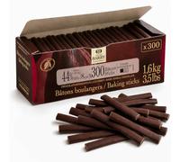 Cacao Barry Bittersweet Chocolate Baking Sticks - 44% Cacao - 300 x 8 cm sticks - 3.5 lbs total by Cacao Barry