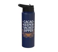 Cacao Ceremony Participant Sacred Plant Ritual Heart-Opening Stainless Steel Insulated Water Bottle