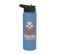 Cacao Ceremony Participant Sacred Plant Ritual Heart-Opening Stainless Steel Insulated Water Bottle