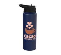 Cacao Ceremony Participant Sacred Plant Ritual Heart-Opening Stainless Steel Insulated Water Bottle