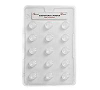 Cacao CHOC059 Ladybirds Chocolate Mould 15 Cavity, PVC, 17 x 26 x 1.5 cm