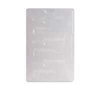 Cacao CHOC093 Cricket Bat Chocolate Mould 6 Cavity, PVC, 17 x 26 x 1.5 cm