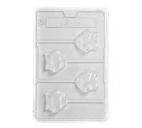 Hippo Lolly Chocolate Mould 4 Cavity