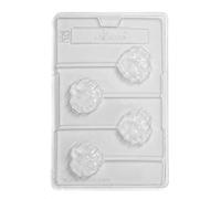 Cacao | Lion Lolly Chocolate Mould 4 Cavity x 5