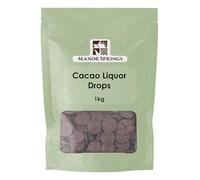 Cacao Liquor (Cocoa Mass, Paste, Wafers, Discs) Drops 1kg by Manor Springs