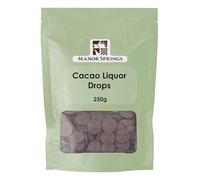 Cacao Liquor (Cocoa Mass, Paste, Wafers, Discs) Drops 250g by Manor Springs