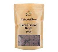 Cacao Liquor (Cocoa Mass, Paste, Wafers, Discs) Drops 500g by Colourful Trees