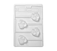 Cacao | Monkey Lolly Chocolate Mould 4 Cavity x 5