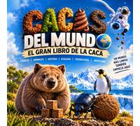 CACAS DEL MUNDO: EL GRAN LIBRO DE LA CACA: Ciencia, animales y curiosidades increíbles para aprender, reír y sorprender (¡Puaj, qué curioso!)
