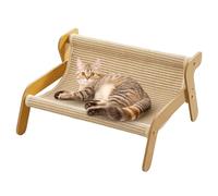 Caccher Cattore Catto - Cozy Sisal Salon Protection, Multi-Purpose Claw Base Mat | Durable Furniture, Internal Rest for Bored Cats Exercise, Scratches