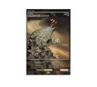 Cacdodi Korn Music Poster Vintage Music Posters for Room Aesthetic Canvas Wall Art Bedroom Decor24x36inch(60x90cm)