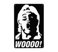 CACFBKY Wooo-RIC Flair Metal Signs Wall Art Decor Tin Sign for Outdoor & Indoor Wall Decor Home Bar Garage 8x12 inch