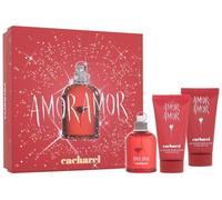 CACHAREL AMOR AMOR GIFT SET 50ML EDT + 2 X 50ML BODY LOTION WOMENS FOR HER