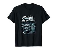Cache Me Outside Data Science Database Graffiti Graphic T-Shirt