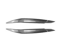 Cache Paupière de Phare Pour BMW X6 E71 E72 2008-2014 Noir Brillant Aspect Fibre de Carbone, LLHJUNUK, Aspect Fibre de Carbone