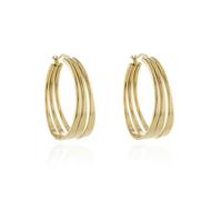 Cachet London Kala Gold Hoop Earrings