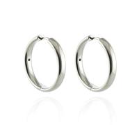 Cachet London Sabrina Large 25mm Silver Hoop