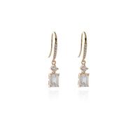 Cachet London Women's Cachet Lani CZ Drop Earrings in Metallic Gold Cachet London Metallic Gold One Size