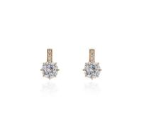 Cachet London Women's Cachet Lark CZ Earrings in Metallic Gold Cachet London Metallic Gold One Size