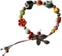 CaChnTyche Bohemian Colorful Beaded Bracelets for Women,Adjustable Size Macramé Braided Rope Hand Chain Vintage Funky Native American Jewelry Cute Hippie Accessory for Ladies Dressy Casual 2025, M