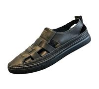 Cachorro 1 Pair Outdoor Sandals, Breathable And Comfortable, Summer Fashion Men Roman Shoes, Breathable Trendy Casual Cut-Out Beach Shoes, Camping Accessories,Black,41