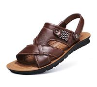 Cachorro 1 Pair Sport Slippers For Men, Medieval Open Toe Walking Sandals For Summer Beach And More, Outdoor Hiking Sandal, Rafting Accessories,Brown,39