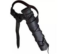 Cachorro Medieval Retro Belt Sword Holder Scabbard, Larp Weapon Cover Sheath Cosplay Costume Halloween Viking Knight Accessories Props For Adult, Party Stage Props,Black