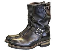 Cachorro Men Medieval PU Leather Boots, Steampunk Gothic Viking Pirate Props Shoes, Vintage Knight Side Zip Round Toe Boot Shoes, 1 Pair,Black,41