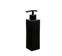 Cachpib Black 325ml H Bathroom Refillable Soap Dispenser 304 Stainless Steel Shower Gel Shampoo Lotion Hand Washing Detergent Bottle Square Matte