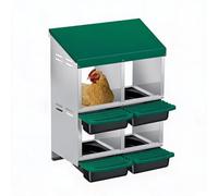 Cachpib Compartment Galvanized Steel Chicken Nesting Box Egg Collection
