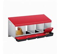 Cachpib Compartment Galvanized Steel Chicken Nesting Box Egg Collection