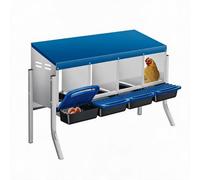 Cachpib Compartment Galvanized Steel Chicken Nesting Box Egg Collection
